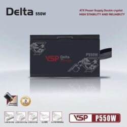 Nguồn VSP Delta P550W | 550W, ATX 9 PSU1.1